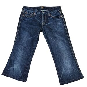 7 For All Mankind Blue Denim Jeans A-Pocket Medium Wash Size 26